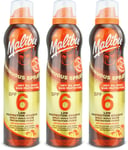 Malibu Dry Oil Spray SPF6 175ml | Sun Protection | Moisturising Care X 3