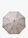Morris & Co. by Fulton Floral Large Walking Umbrella, Cochineal Pink