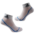 Adidas Adizero The Cushion Kids White Ankle Socks F78049 WHITE BLUE