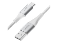 Belkin Boost Charge USB-C Kabel Flätad 2m