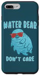 Coque pour iPhone 7 Plus/8 Plus Water Bear Dont Care Tardigrade Lunettes de soleil Biologiste