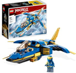 LEGO NINJAGO Jay’s Lightning Jet EVO, Upgradable Toy Plane, Ninja Airplane... 