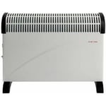 2000W Convector Heater Thermostat & Timer Portable Electric Heater UK New
