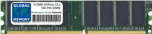 512MB DDR 266/333/400MHz 184-PIN DIMM MEMORY RAM FOR PC DESKTOPS/MOTHERBOARDS