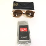 Ray-Ban Sunglasses RB4171 ERIKA 6514/13 Clear Brown Round Frames brown Lenses