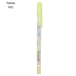 1/3pcs 1.0mm Gel Pens Water Chalk Highlighter Yellow 1pc