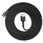 Baseus Cafule Flettet USB-kabel USB til Lightning QC3.0 2A 3m