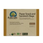 If You Care Compostable Paper Snack & Sandwich Bags - 48 Pack