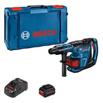 Bosch Professional BITURBO Perforateur sans-fil GBH 18V-40 C (avec SDS max, 9,0 J de force de frappe, 2 batteries ProCORE 5.5Ah, chargeur GAL 1880 CV, dans XL-BOXX)
