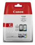 Canon 545XL and 546 Combo Pack Ink Cartridges For PIXMA Printer