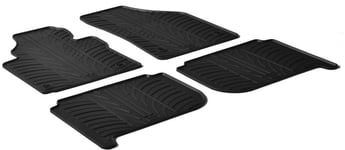 Gummimattor, kupé Volkswagen Touran 2003-2015 (T profil 4-delar + mont - VW - Touran, Cross-touran