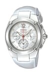 Seiko Klockarmband SRW897P1 / 7T11-0BC0 Läder Vit