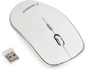 Mouse USB Optical WRL/White MUSW-4B-01-W Gembird Plain