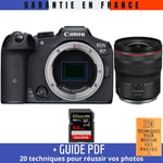Canon EOS R7 + RF 14-35mm F4 L IS USM + 1 SanDisk 64GB Extreme PRO UHS-II SDXC 300 MB/s + Guide PDF ""20 techniques pour r?ussir vos photos
