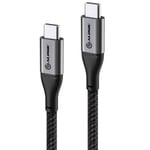 ALOGIC Ultra USB-C till USB-C Kabel 5A/480Mbps 30 cm Rymdgrå