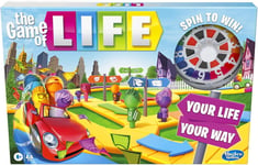 The Game of Life Game, Family Board Game for 2 to 4 Players, for Kids Ages 8 and