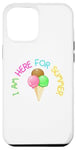 iPhone 15 Pro Max Celebrate Season I Am Here for Summer Ice Cream in a Cone Case