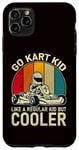 Coque pour iPhone 11 Pro Max Go Kart Kid comme un enfant ordinaire mais plus cool