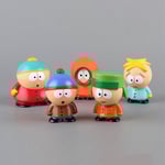 South Park 5-figursats med Eric Cartman, Stan Marsh, Kyle Broflovski, Kenny McCormick och Butters Stotch