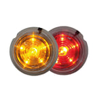 Varningsljus / Positionsljus Strands Viking 6LED - 12/24V / 70 mm, Röd