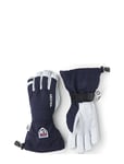Army Leather Heli Ski - 5 Finger *Villkorat Erbjudande Accessories Gloves Marinblå Hestra