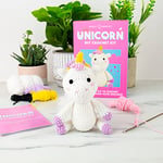 DIY Unicorn Crochet Kit - Stitch Your Own Magical Kawaii Unicorn! Fun Craft Set - Unique Gift for Kids and Adults