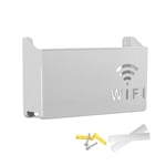 Väggmonterad kabelarrangör för Wifi-router, förvaringsbox, hem- och vardagsrumsdekoration