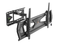 Tripp Lite Heavy-Duty Full-Motion Security TV Wall Mount for 37 to 80, Flat or Curved, UL Certified - Brakett - for LCD-TV - stål - svart - skjermstørrelse: 37-80 - veggmonterbar