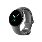 Google Pixel Watch – Android smartwatch with Silver Charcoal Strap 