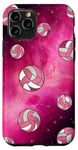 Coque pour iPhone 11 Pro Volleyballballon-rose esthétique femmes filles