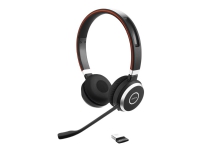 Jabra Evolve 65 SE MS Stereo - Headset - på örat - Bluetooth - trådlös - USB - Certifierad för Microsoft-teams - för Jabra Evolve LINK 380a MS