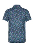 Tailored Fit Performance Polo Shirt Tops Knitwear Short Sleeve Knitted Polos Navy Ralph Lauren Golf