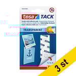 Fästkuddar | Tesa Tack | transparenta | 72st x3