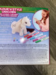 Crayola Art Draw 93020 Colour N Style Unicorn Draw Decorate Craft Colouring Pens