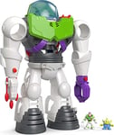 Fisher-Price Imaginext Disney Pixar Toy Story 4, Coffret Robot Buzz l’Éclair avec mini-figurines Buzz et Allien incluses, jouet pour enfant dès 3 ans, GBG65