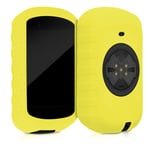 kwmobile Case Compatible with Garmin Edge 830 - Case Soft Silicone Bike GPS Protective Cover - Yellow