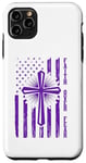 Coque pour iPhone 11 Pro Max Faith Over Fear Jesus Drapeau croix de Pâques pour hommes, femmes, garçons et filles