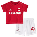 FIFA Official World Cup 2022 Tee & Short Set, Baby's, England, Alternate Colours, 18 Months