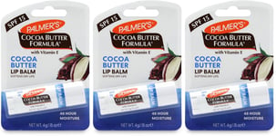Palmer's Cocoa Butter Formula Moisturizing Lip Balm SPF 15 4g X 3