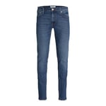 JACK & JONES Men's Blue Jeans Tapered Fit Button Fastening Denim Pants All Waist, UK Size 33W / 32L