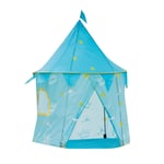 LIOOBO Kids Play Tent Toy Game House Boys and Girls Play House Indoor Outdoor Fun Blue