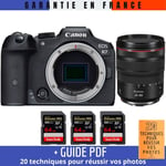 Canon EOS R7 + RF 24-105mm F4 L IS USM + 3 SanDisk 64GB Extreme PRO UHS-II SDXC 300 MB/s + Guide PDF ""20 techniques pour r?ussir vos photos