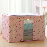 Oxford Cloth Storage Box, Large Oxford Cloth Storage Box,Oxford Fabric Storage Box with Steel Frame for Storage Box, Foldable, Keep in Your Storage Beds, Closets, Wardrobes, Storage Cabinets