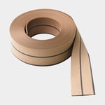 Flexiteek Teakimitation ISITEEK 2 x 45, svart foglinje, 11 meter, (1 m²)