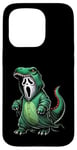 Costume de fantôme portant un dinosaure pour Halloween Cosplay T-Rex Coque pour iPhone 15 Pro
