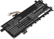 Kompatibelt med Asus VivoBook 15 X512FA-BQ063T, 7.6V, 4100 mAh