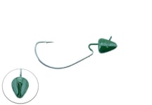 Svartzonker Offset 2/0 Bismuth 2-pack Dark Green 7 g