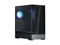 Zalman P40 Prism Black, Midi Tower, Pc, Svart, Atx, Micro Atx, Mini-Itx, Plast, Stål, Härdat Glas, Multi