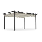 Hillerstorp - Skanör Pergola 300x400 cm Svart/Sand