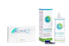 Acuvue 2 (6 linser) + Solunate Multi-Purpose 400 ml med linsetui
